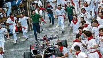 <b>CARRERA LIMPIA. </b>Los monoplazas no amenazaron a los mozos.