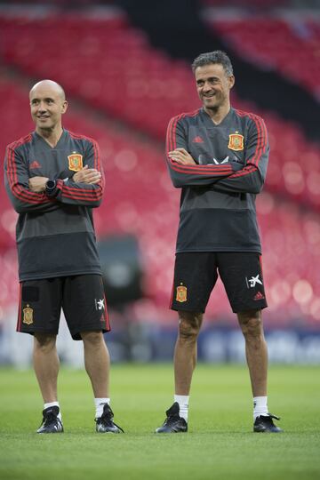 Lorenzo del Pozo and Luis Enrique.