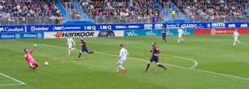 Cristiano Ronaldo marca el 0-1.