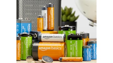 Pack de pilas alcalinas AA y AAA que estn disponibles en Amazon.