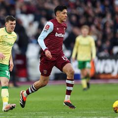 West Ham de Edson Álvarez empata contra Bristol en FA Cup