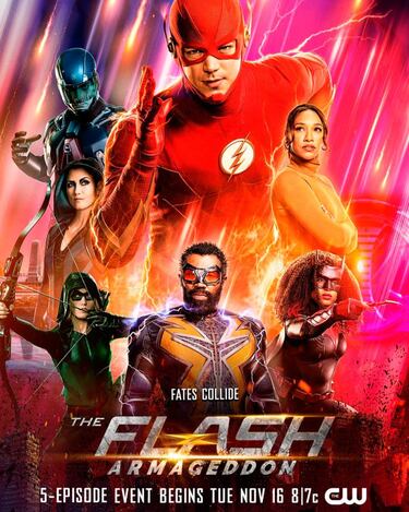 Póster y sinopsis del nuevo evento crossover de DC The Flash: Armageddon