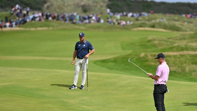 The LIV golfer struggled on Thursday shooting 7-over par as he struggled around Royal Portrush.