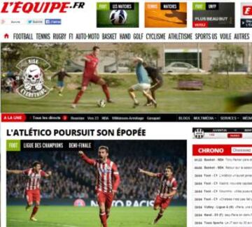 Portadas de la prensa extranjera