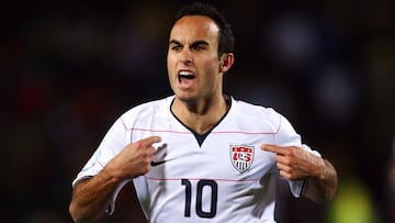 Landon Donovan and Clint Dempsey are tied for the highest number of USMNT goals on 57.