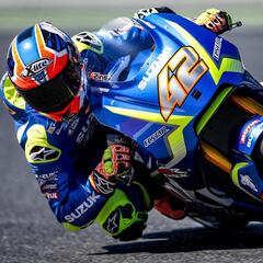 Rins, de vuelta a la Suzuki: "No estoy al 100%, pero no me duele"