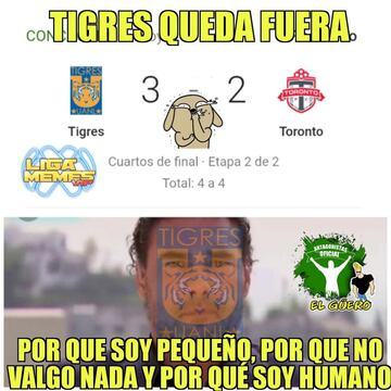 Los memes no paran de reír por la eliminación de Tigres y Xolos