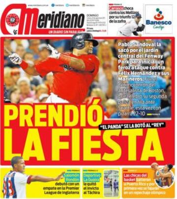 Portadas de la prensa deportiva