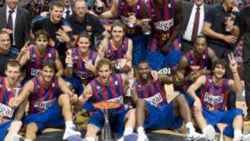 <b>UN NUEVO TÍTULO. </b>El Barcelona ganó la Supercopa por segundo año consecutivo. En el caso de Mickeal es la tercera seguida, ya que fue campeón en 2008 con el Baskonia.