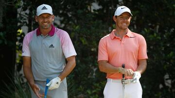 Sergio Garc&iacute;a y Rory McIlroy. 