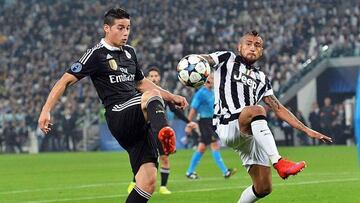 ¿Cómo jugaría el Bayern de Ancelotti con Vidal y James?