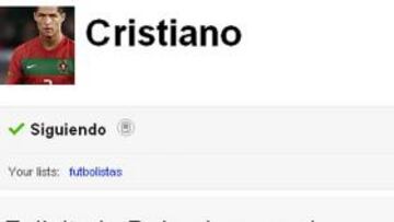 Cristiano felicita a España en Twitter