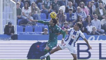 Partido de la jornada 17 de LaLiga Hypermotion. Leganés - Racing Ferrol.