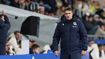 Jon Ansotegi, entrenador de la Real Sociedad B.