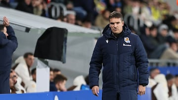Jon Ansotegi, entrenador de la Real Sociedad B.