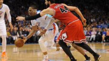 Russell Westbrook supera la marca de Nikola Mirotic.