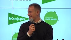 Es difícil que no te saque una sonrisa: Ter Stegen hablando de su abono de transporte público
