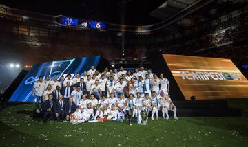 Real Madrid celebrate 