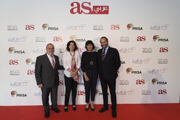 De izquierda a derecha: Alfredo Relaño (Director del As), Victoria Montiel (Consejera y Propietaria de As), Charo Montiel (Propietaria de As) y Juan Cantón (Gerente de As). 

