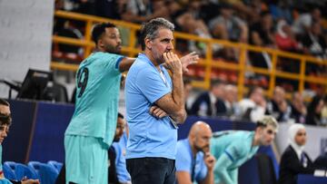 Carlos Ortega, entrenador del Barça.