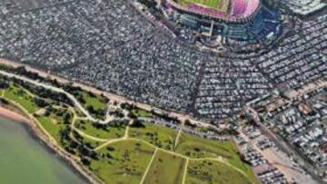<b>EN LA BAHÍA. </b>Candlestick Park está ubicado en un lugar estratégico.