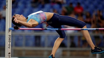 Mariya Lasitskene, máxima favorita al oro en el salto de altura de los Europeos.