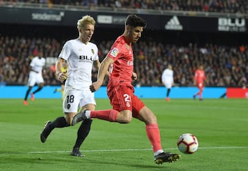 Marco Asensio y Daniel Wass.