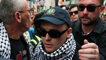 Rapper Liam Óg Ó hAnnaidh was present in a London court yesterday on terrorism charges.