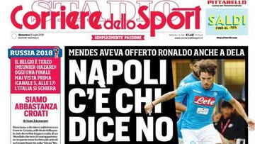 Corriere dello Sport: el Nápoles dijo 'no' a Cristiano Ronaldo