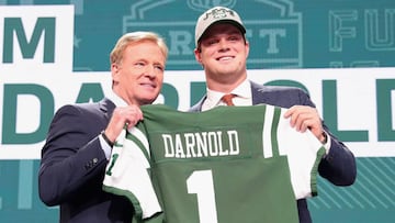 The New York Jets' struggles at the quarterback position have been ongoing for years now and former Jets’ Sam Darnold gives some perspective as to why.