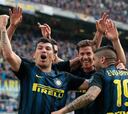 Icardi y Banega lideran goleada de Inter de Medel ante Atalanta