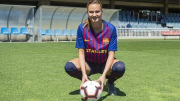 Caroline Graham, jugadora del Barcelona Femenino