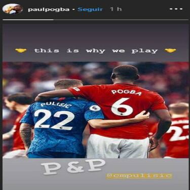 Pogba shows love for Pulisic