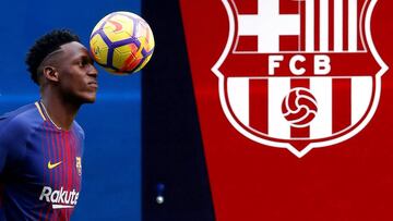 Yerry Mina, jugador del Barcelona