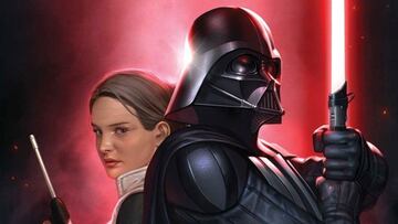 Darth Vader y Padmé