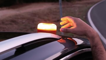 Luz de emergencia para coche