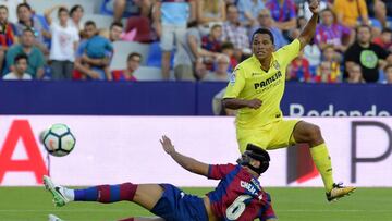 Carlos Bacca va por su segundo partido con el Villarreal.