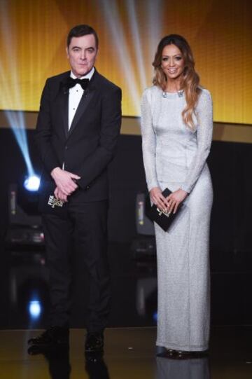 James Nesbitt y Kate Abdo.