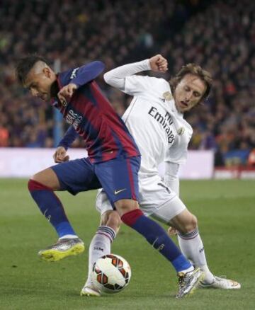 Modric y Neymar.
