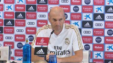 Sigue en directo la rueda de prensa de Zidane previa al derbi