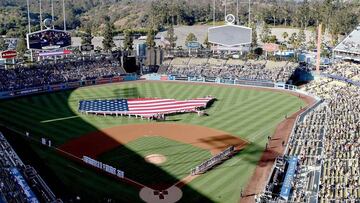 La celebraci&oacute;n del 4 de julio en el Dodger Stadium fue por todo lo alto.