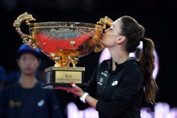 Agnieszka Radwanska terminó el año en el top 3 y venció el torneo de la WTA de Pekin 5 años después.