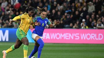 Khadija Shaw, delantera de Jamaica en el Mundial 2023.