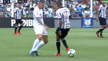 Hinchas de Santos se volvieron locos con este túnel a Robinho