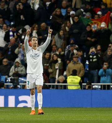 5-1. Cristiano Ronaldo celebró el quinto gol.