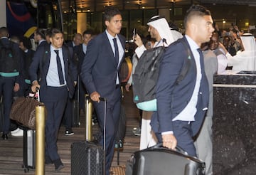 Achraf, Varane y Casemiro 