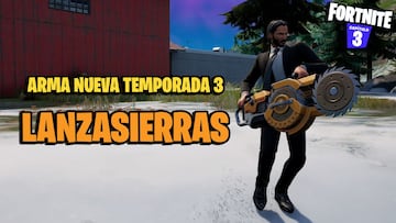 Lanzasierras en Fortnite Temporada 3: dónde encontrarlo
