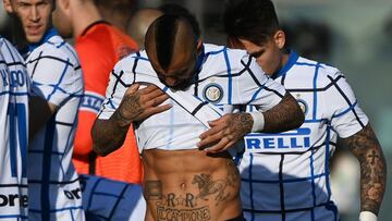 El gol con que Arturo Vidal celebró ante la Fiorentina