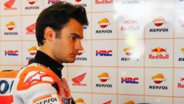 Dani Pedrosa satisfecho con su primer día de libres
