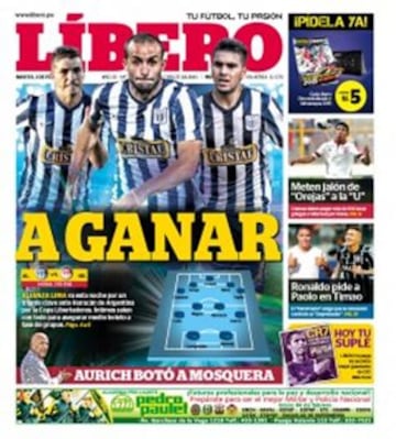 Portadas de la prensa deportiva